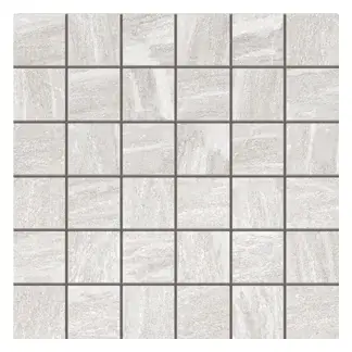 Safari Gris 2 × 2 in. porcelain mosaic sheet