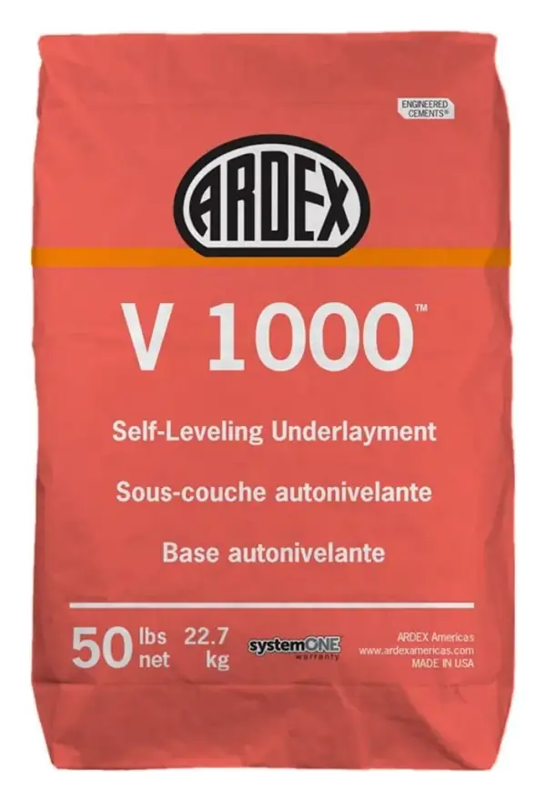 ARDEX V 1000 self-leveling underlayment, 50 lb bag
