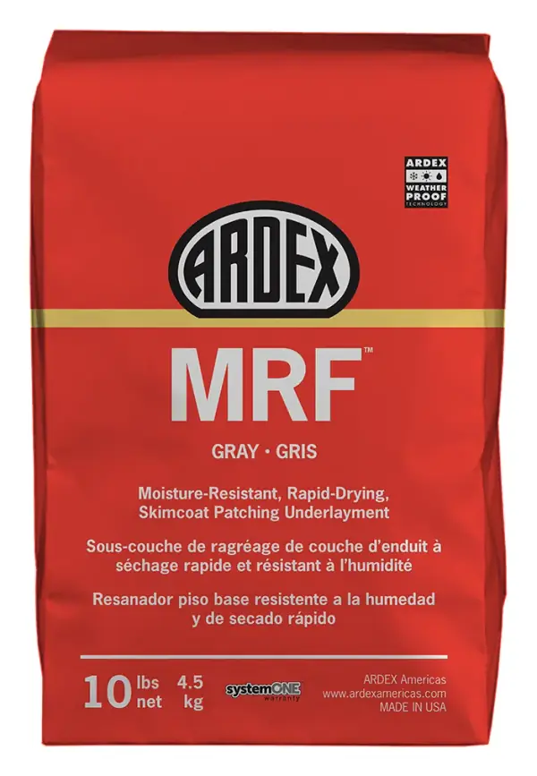 ARDEX MRF moisture-resistant rapid-drying skim coat, 10 lb bag