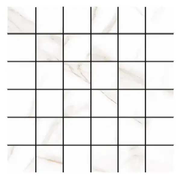 Sherron Oro matte 2 × 2 in. porcelain mosaic