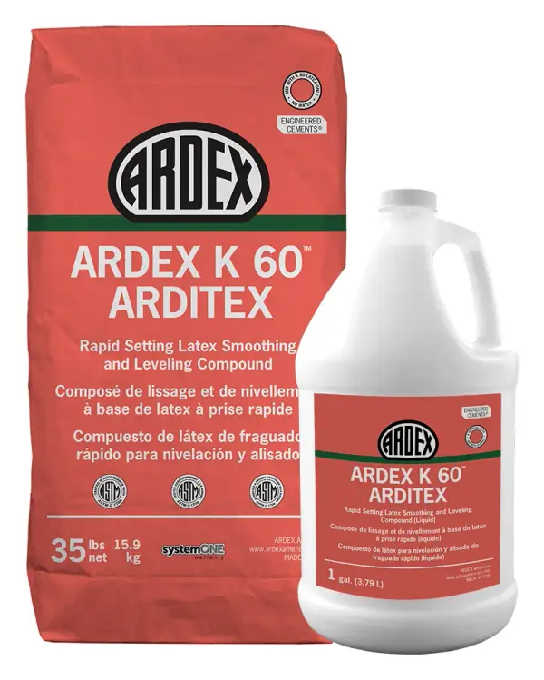 ARDEX K 60 Arditex latex-modified self-leveling underlayment