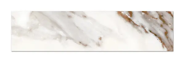 Imagine Calacatta Gold 3 × 12 in. porcelain brick tile