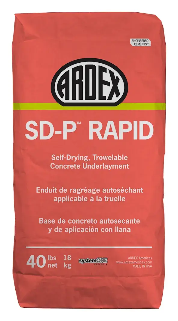 ARDEX SD-P RAPID self-drying trowelable concrete underlayment, 40 lb bag