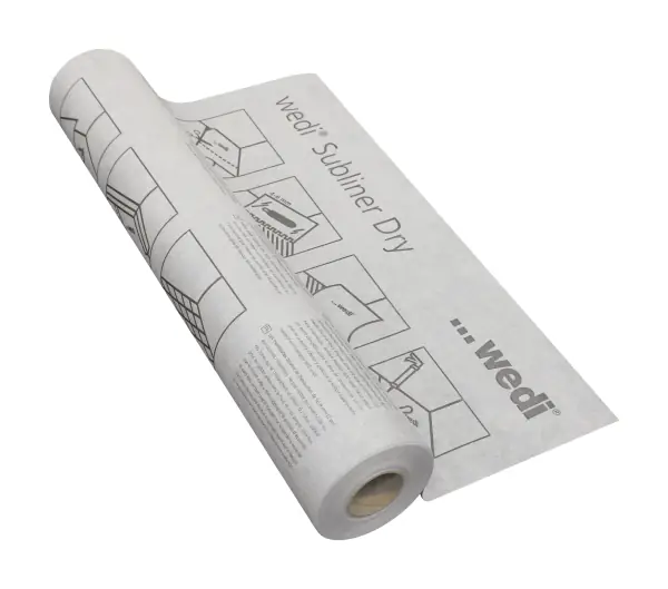 wedi Subliner Dry waterproofing membrane, large roll