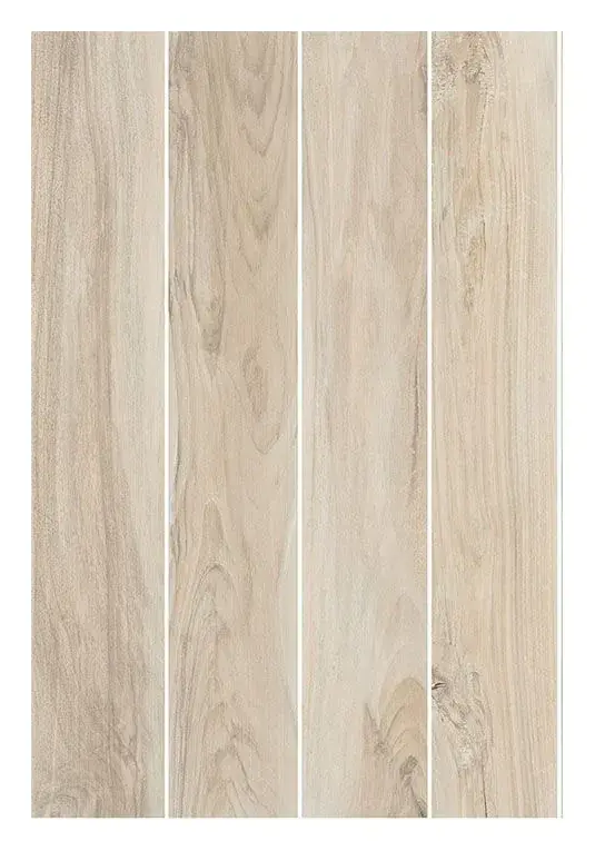 Lands Beige 6 × 36 in. wood-look porcelain plank
