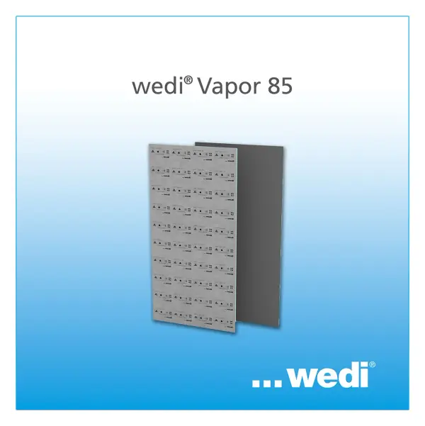wedi Vapor 85 vaporproof tile backer board