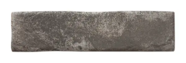 Rustic Black 3 × 11 in. textured porcelain subway tile