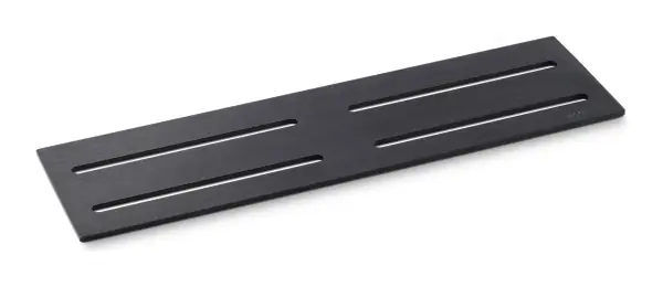 wedi Niche Shelf 11 7/8 × 3 1/2 × 1/8 in. · Matte Black Aluminum
