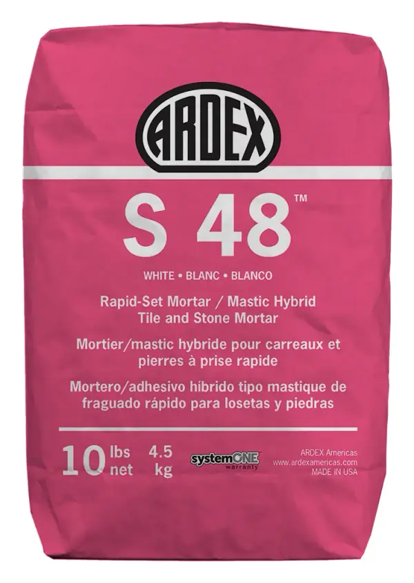 ARDEX S 48 rapid-set mortar/mastic hybrid, 10 lb package