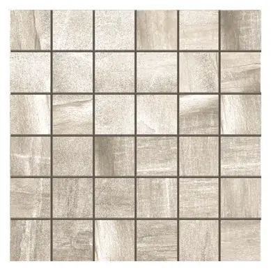 O'Tomi Ash 2 × 2 in. porcelain mosaic sheet