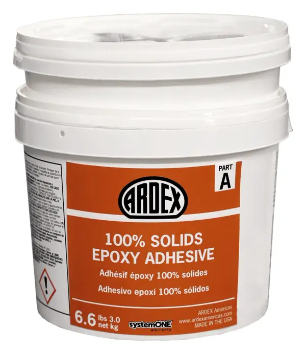 ARDEX 100% Solids Epoxy Adhesive, Part A and Part B kit